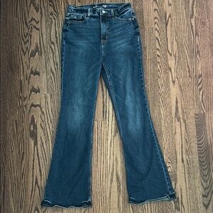 Old Navy Blue Flare Wide Leg Jeans